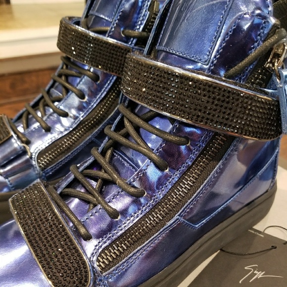 Giuseppe Zanotti Double Bar Sneaker  US Men 8 - Picture 6 of 8